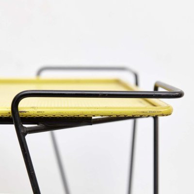 Yellow and Black Trolley attributed to Mathieu Matégot, 1950s-WM-1392919