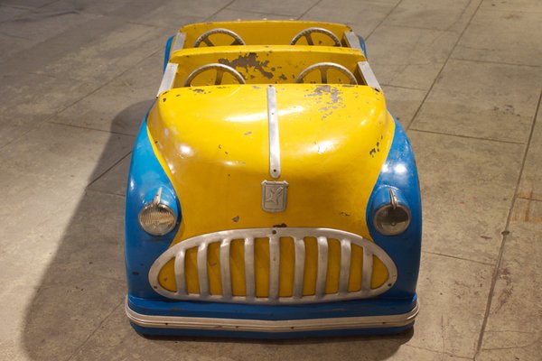 Yellow and Blue Merry-Go-Round Car, 1952-LA-1783442