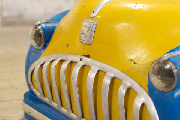 Yellow and Blue Merry-Go-Round Car, 1952-LA-1783442