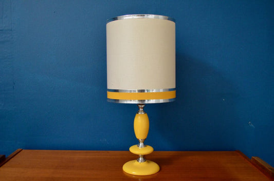 Yellow and Silver Space Lamp, 1970s