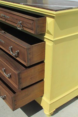 Yellow and Walnut Dresser, 1900s-RDN-976384