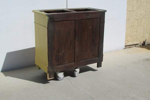 Yellow and Walnut Dresser, 1900s-RDN-976384