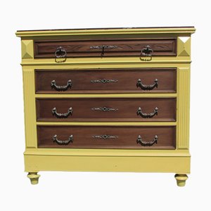 Yellow and Walnut Dresser, 1900s-RDN-976384