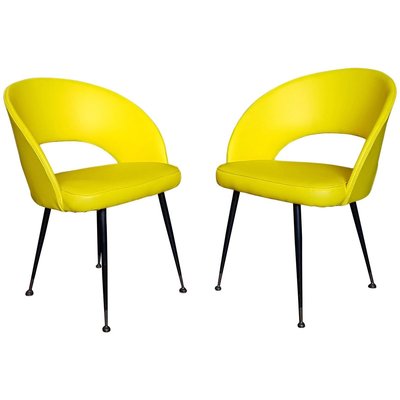 Yellow Armchairs, 1950s, Set of 2-ZCI-751872