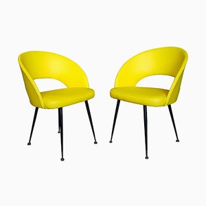 Yellow Armchairs, 1950s, Set of 2-ZCI-751872