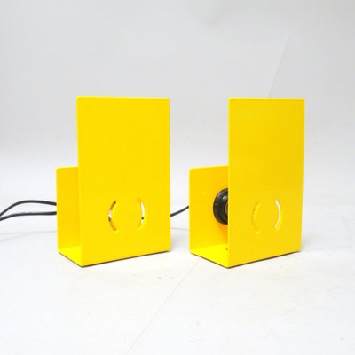 Yellow Armilla Sconces by Vico Magistretti for Artemide, 1967, Set of 2-MA-1800219