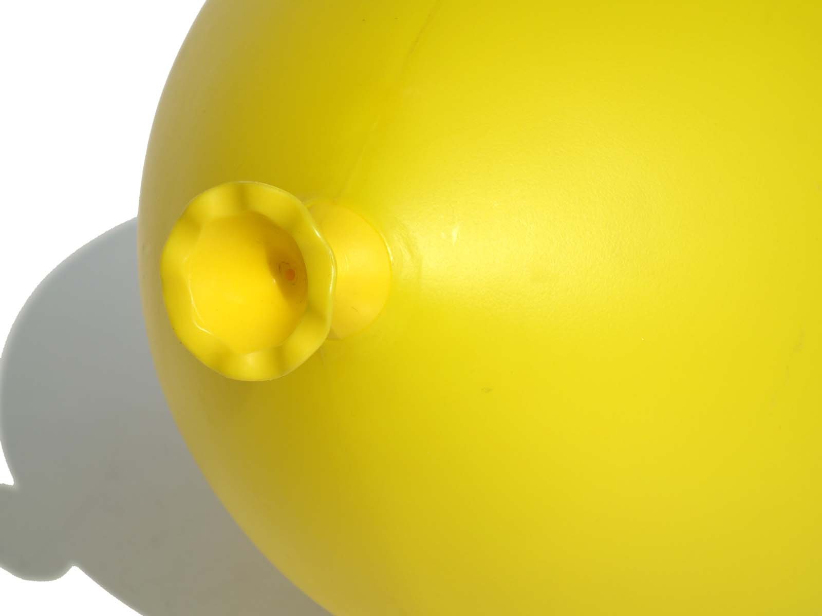 Yellow Baloon Table Lamp by Yves Christin for Bilumen, 1984