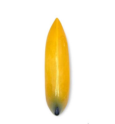 Yellow Ceramic Banana Sculpture from Zanolli Nove Italy, 1970s-TXN-1420575