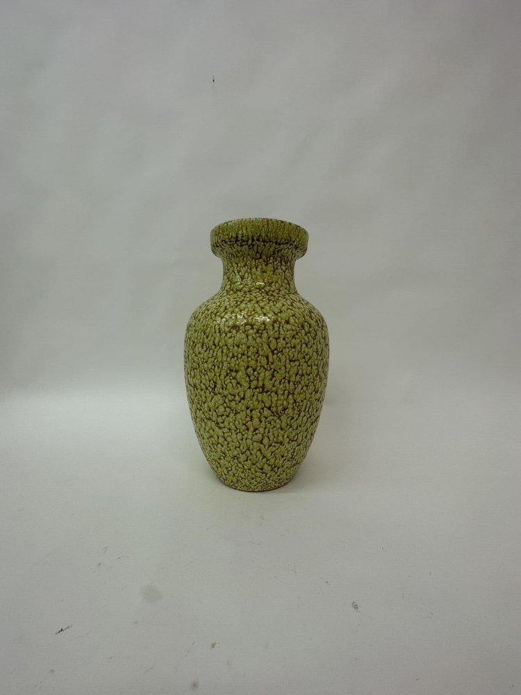 Yellow Ceramic Vase from Scheurich, West Germany, 1970s