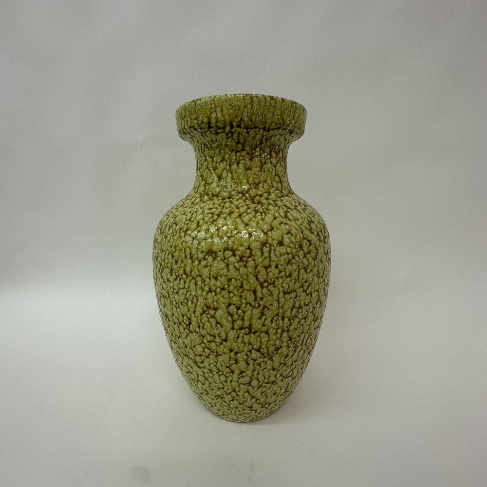 Yellow Ceramic Vase from Scheurich, West Germany, 1970s