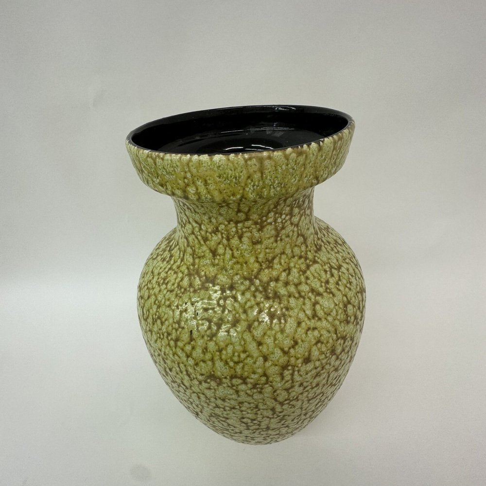 Yellow Ceramic Vase from Scheurich, West Germany, 1970s