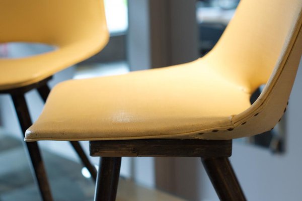 Yellow Chairs by Pierre Guariche, 1950s, Set of 2-LA-1742114