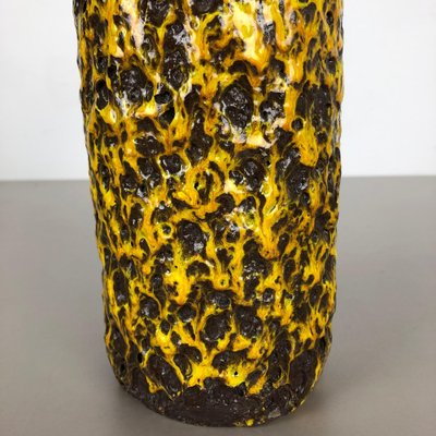 Yellow Fat Lava Multi-Color Vase from Scheurich Wgp, 1970s-QZ-1130161