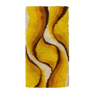 Yellow Flames Desso Rug, 1970s-XMR-1382385