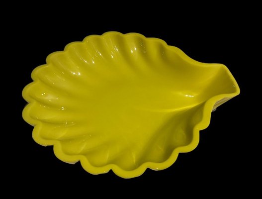 Yellow Glass Fruit Bowl-OZS-1365216