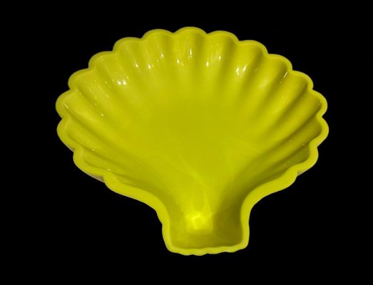 Yellow Glass Fruit Bowl-OZS-1365216