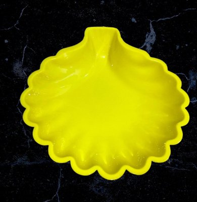 Yellow Glass Fruit Bowl-OZS-1365216