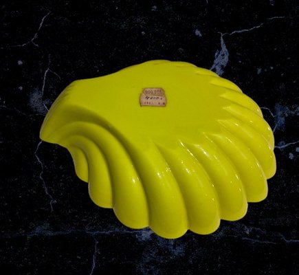 Yellow Glass Fruit Bowl-OZS-1365216