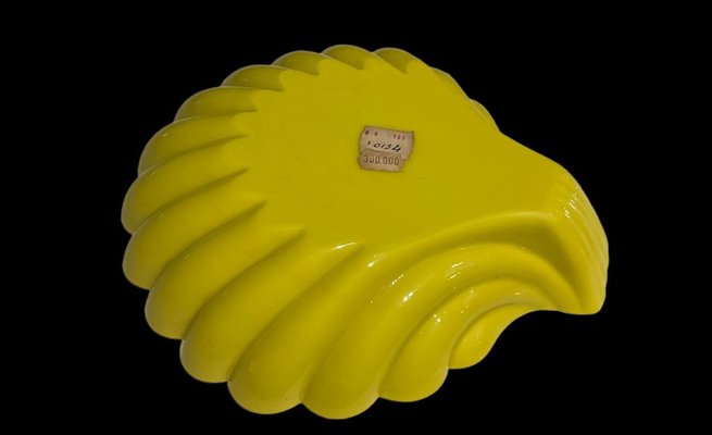 Yellow Glass Fruit Bowl-OZS-1365216