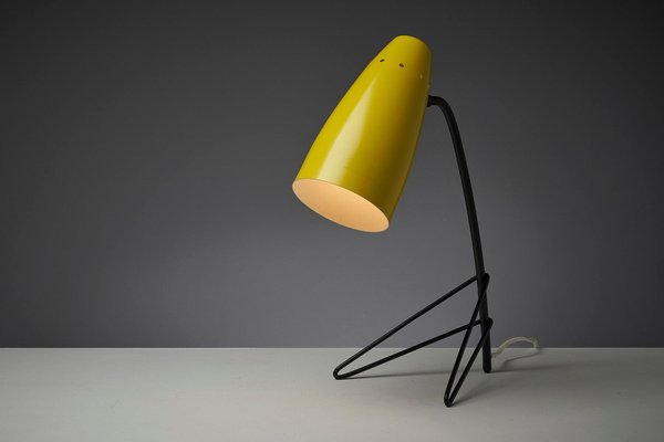 Yellow Grashopper Table Lamp, 1950-POG-1823180