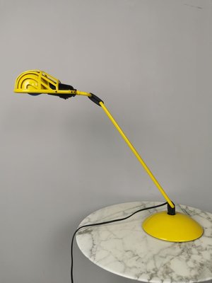 Yellow Igloo Table Lamp by Tommaso Cimini for Lumina, 1980s-PRS-857275