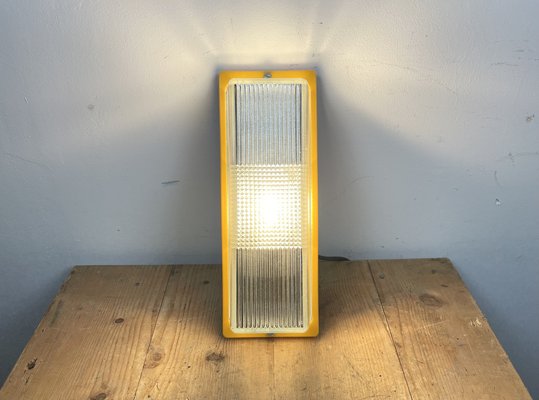 Yellow Industrial Bakelite Wall Light from Elektrosvit, 1970s-CGF-1305237