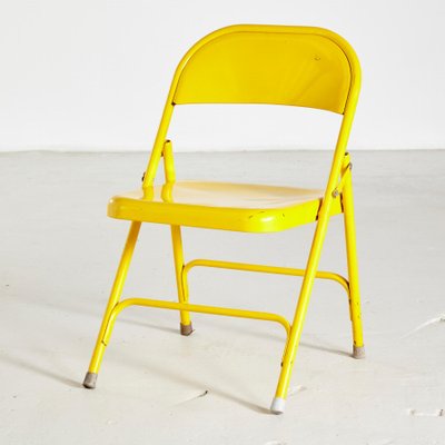 Yellow Iron Foldable Chair-CI-878526