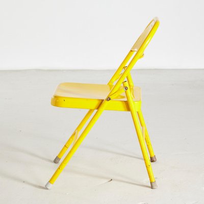 Yellow Iron Foldable Chair-CI-878526