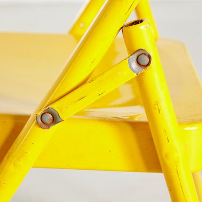 Yellow Iron Foldable Chair-CI-878526