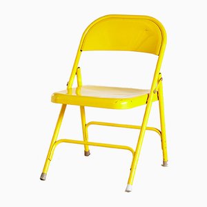 Yellow Iron Foldable Chair-CI-878526