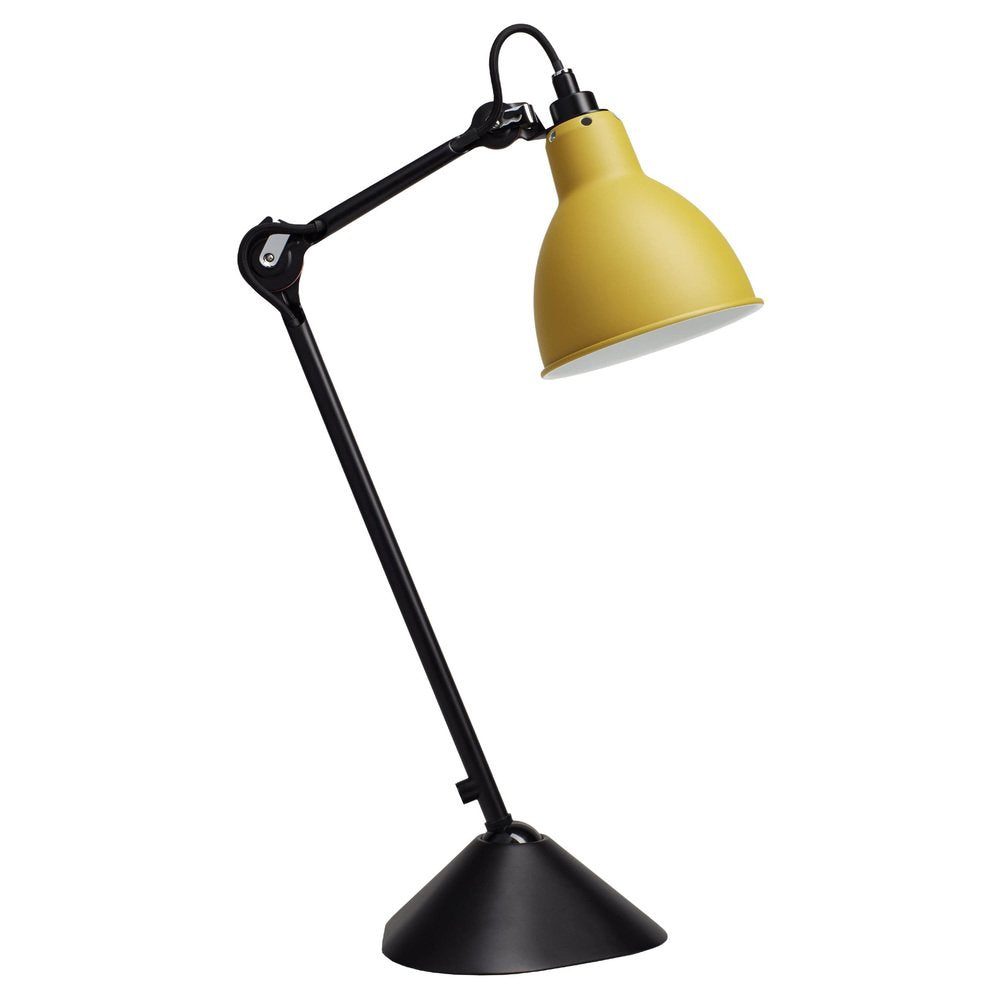 Yellow Lampe Gras N° 205 Table Lamp by Bernard-Albin Gras