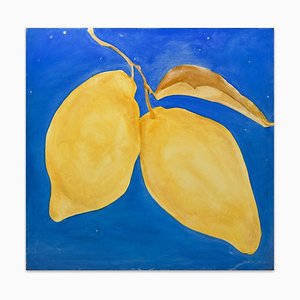 Yellow Lemons - Oil on Canvas by Anastasia Kurakina - 2000s 2000s-ZCI-760495