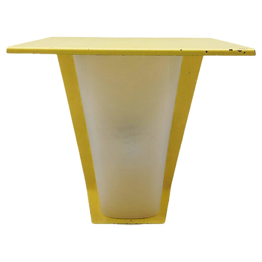 Yellow Metal and Acrylic Glass Wall Lamp from Bag Turgi, Italy, 1950s