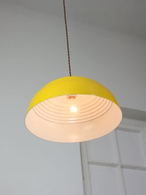 Yellow Metal Lamp, 1980s-HGJ-1722383