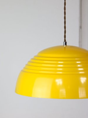 Yellow Metal Lamp, 1980s-HGJ-1722383