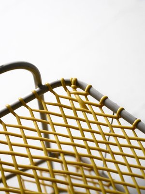 Yellow Metal Magazine Rack, 1960s-QWP-1782851