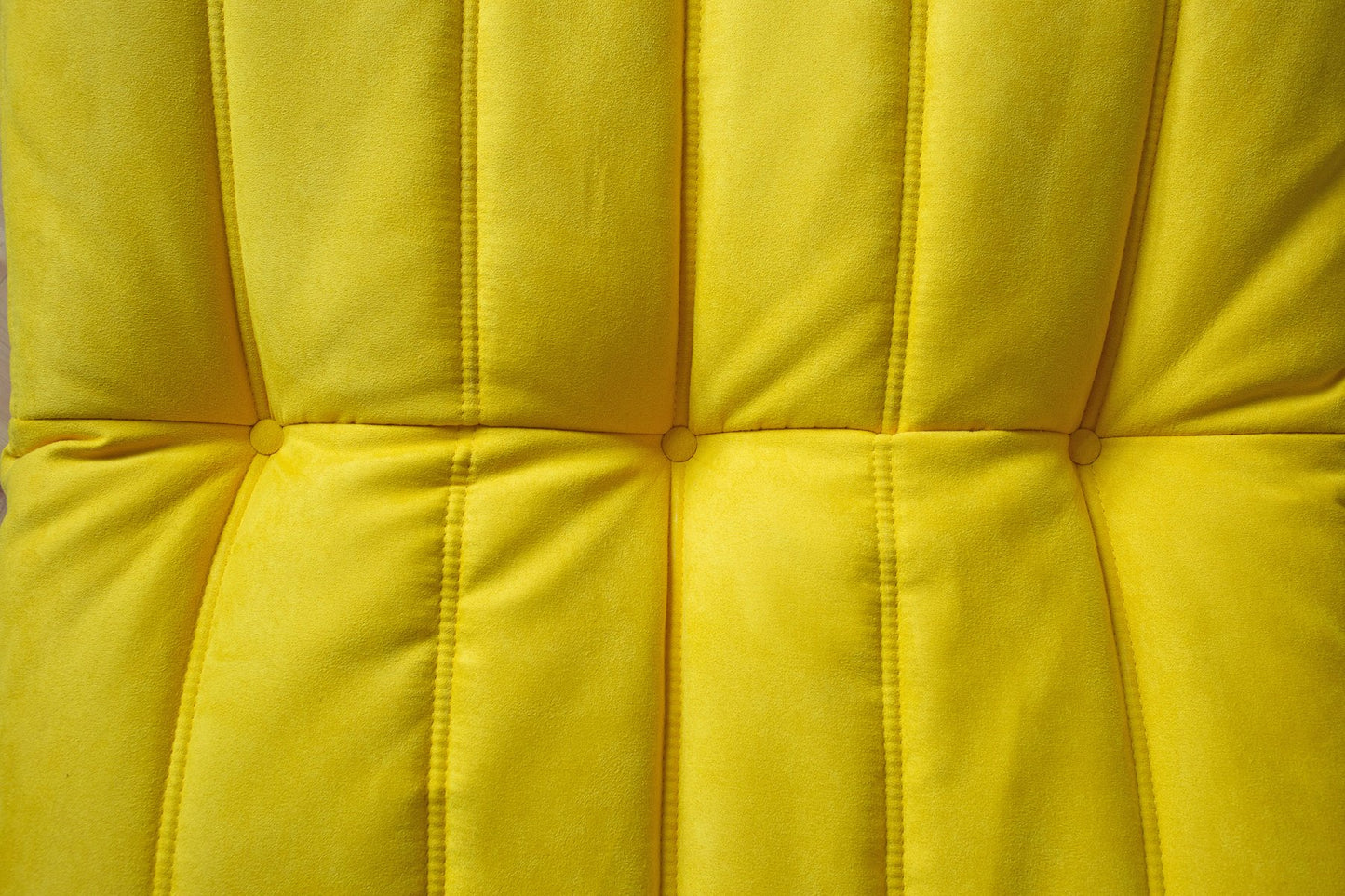 Yellow Microfiber Togo 3-Seat Sofa by Michel Ducaroy for Ligne Roset