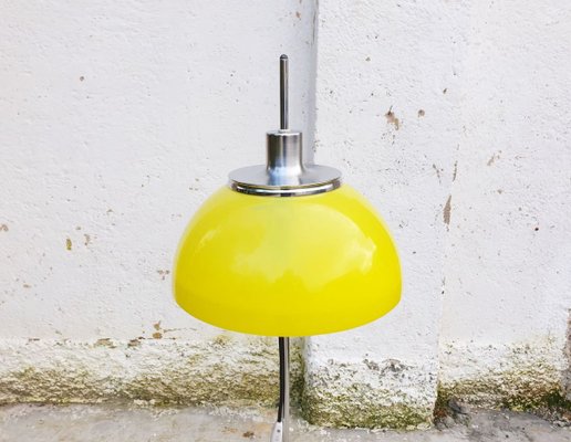 Yellow Model Faro Floor Lamp by Luigi Massoni for Guzzini, 1971-PUG-750279