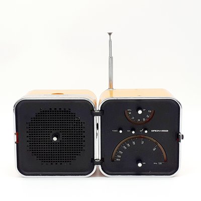 Yellow Model TS 502 Radio from Brionvega-PCO-1807607