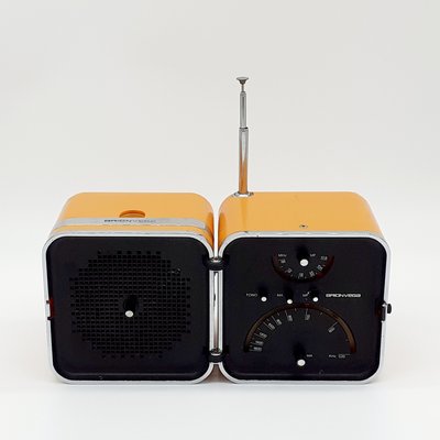 Yellow Model TS 502 Radio from Brionvega-PCO-1807607