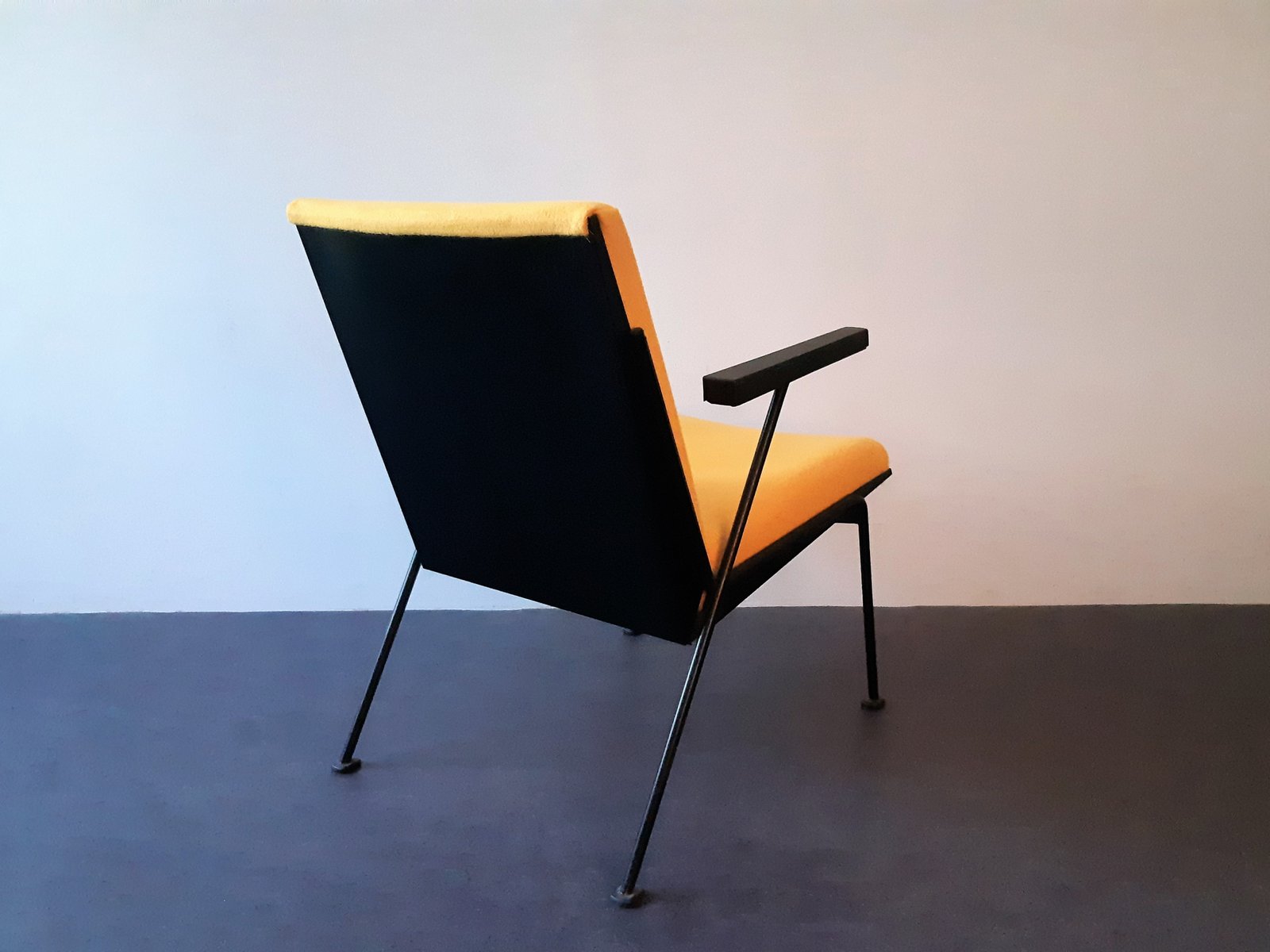 Yellow Oase Lounge Chair by Wim Rietveld for Ahrend De Cirkel