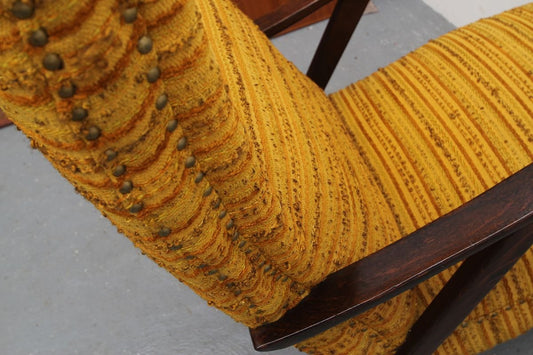 Yellow Ocher Club Chair, 1950s