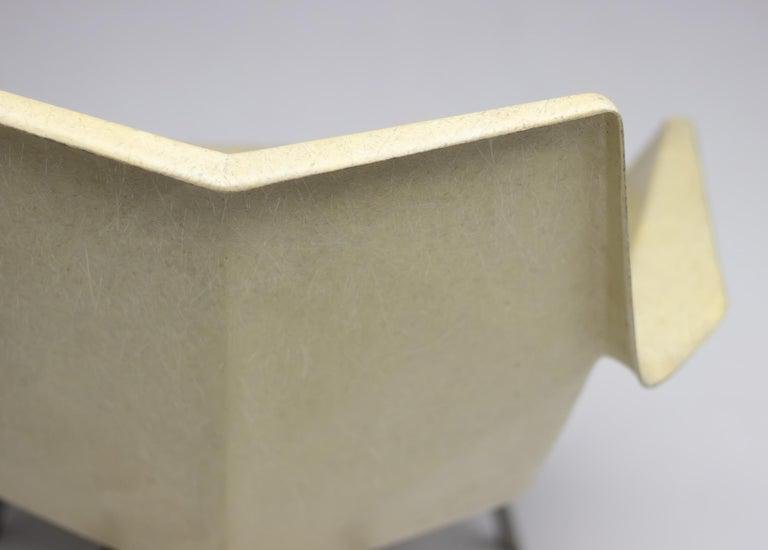 Yellow Origami Armchair on Spider Base by Paul McCobb