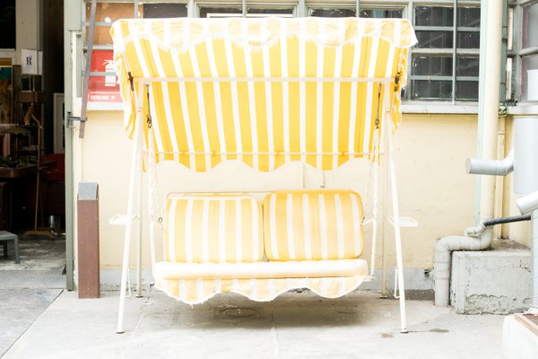 Yellow Outdoor Swing, 1960s-NZV-2027617