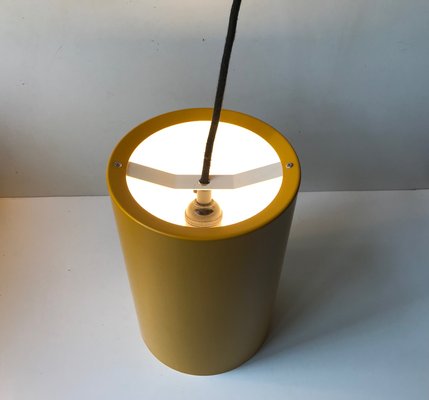 Yellow Sektor Pendant Lamp by Jo Hammerborg for Fog & Mørup, 1970s-LCR-992996