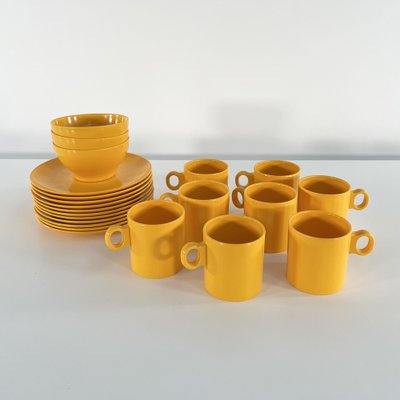 Yellow Service from Mepal Rosti Denmark, 1970s, Set of 22-WZS-2031457