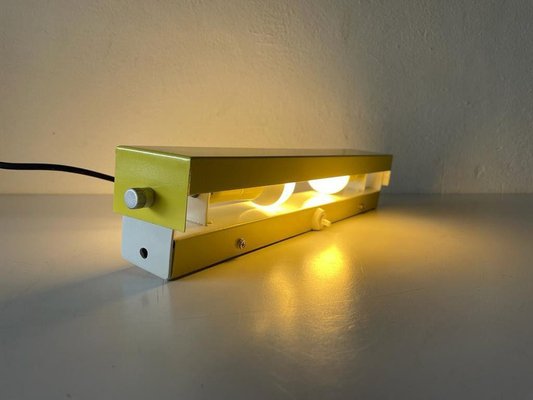 Yellow Single Sconce with Switch, Germany, 1950s-RDS-1407039