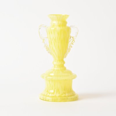 Yellow Spatter Glass Trophy Vase from Franz Welz-IXK-1140182