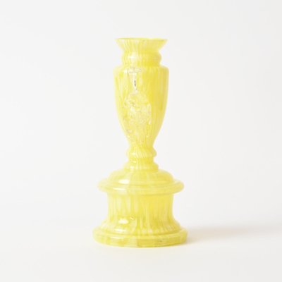 Yellow Spatter Glass Trophy Vase from Franz Welz-IXK-1140182