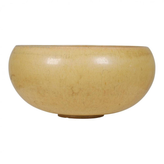 Yellow Stoneware Bowl from Saxbo